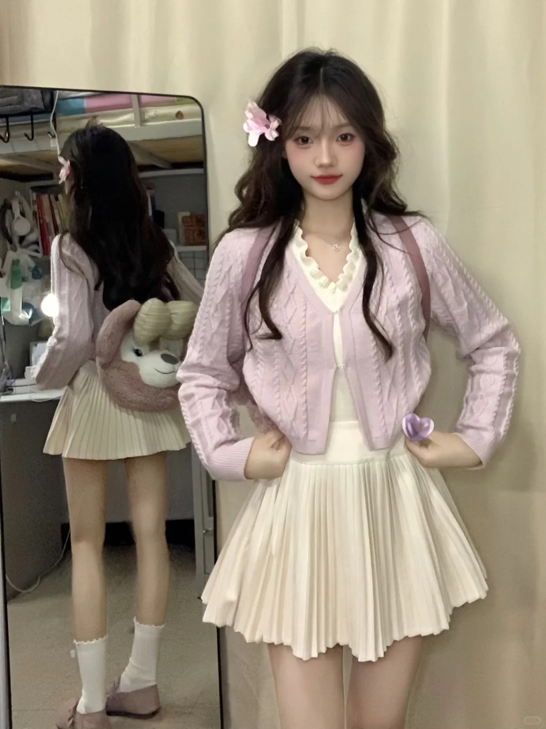 韩系恋综女主斩男穿搭