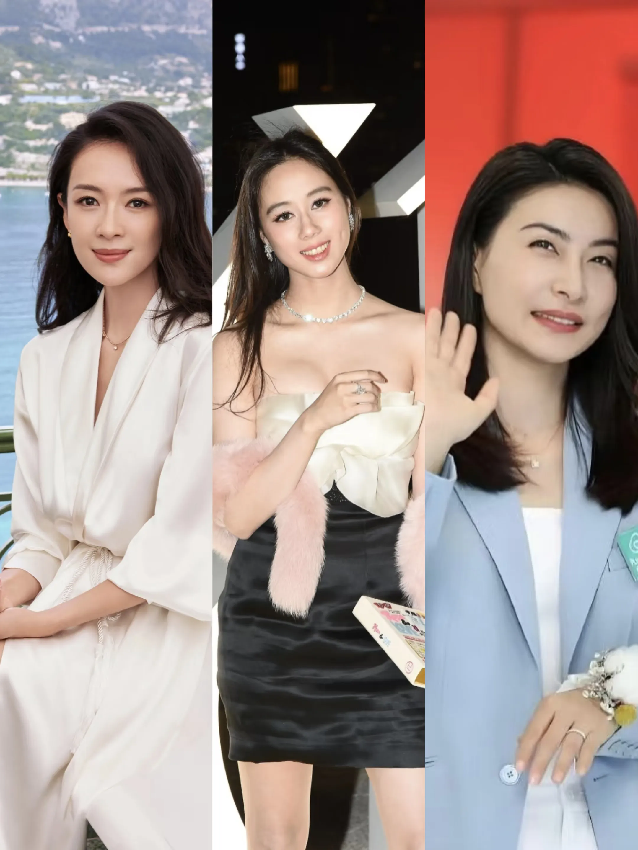 如果你是公公婆婆，要从这三个女的中选一个当儿媳，你会选哪一个呢？
章子怡，国际明