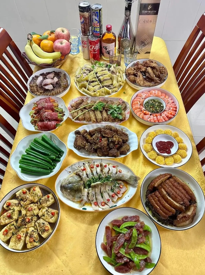 你能看出来这是哪个地方的年夜饭吗？