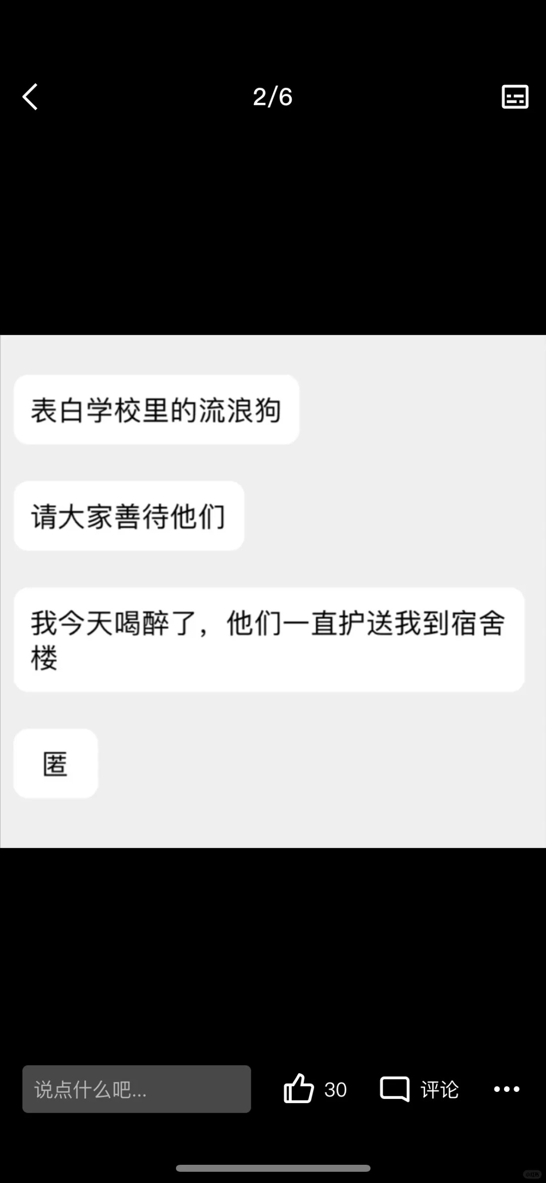 醉归同学表白福州大学流浪狗
我们学校的狗狗大多还是有些狗品的吧哈哈哈