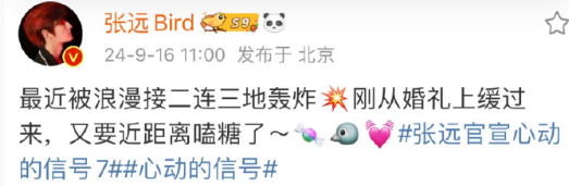 张远官宣心动的信号7