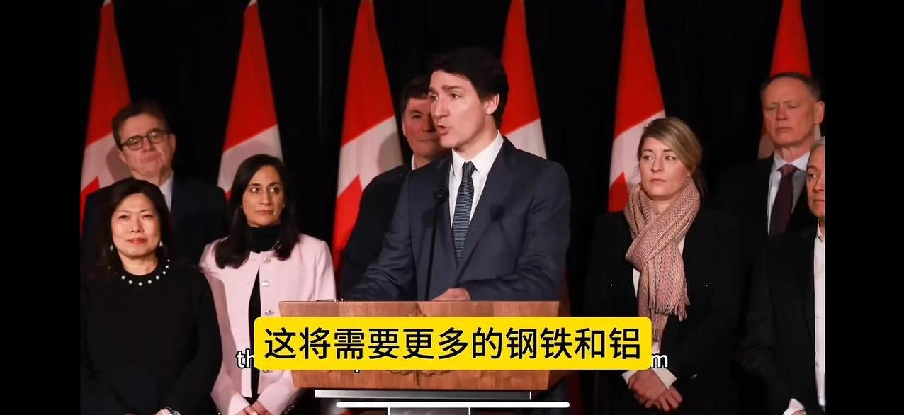 仅仅只过一天，面对美国总统特朗普即将签发的增加25%关税的贸易战，加拿大总理特鲁