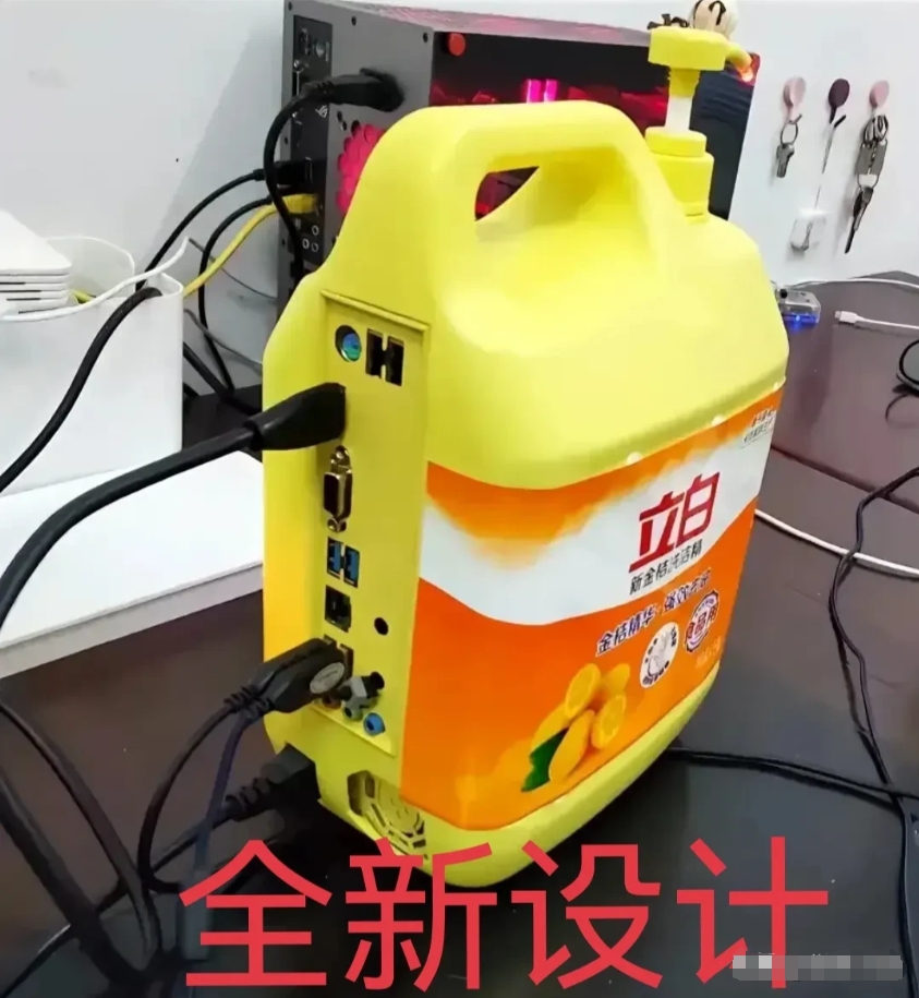 刚设计组装好的电脑机箱，大家觉得效果如何呢？