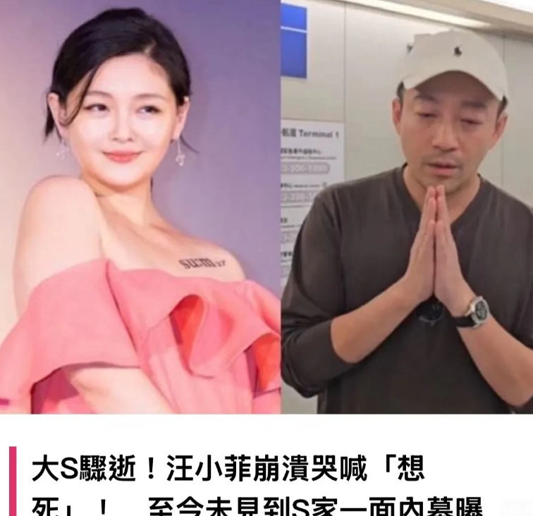 小S可真够狠心的！

这几件事情说明了一切！

第一、汪小菲得知大S在抢救的消息