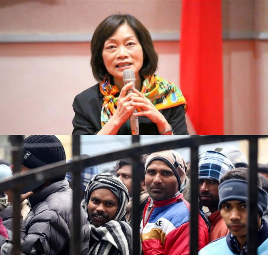台湾地区劳动部门负责人何佩珊今天宣布，台湾地区将陆续引进印度劳工，初次将会引进制