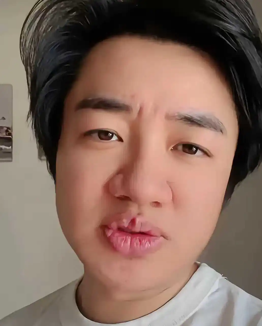 王祖蓝的嘴和辛芷蕾一样
