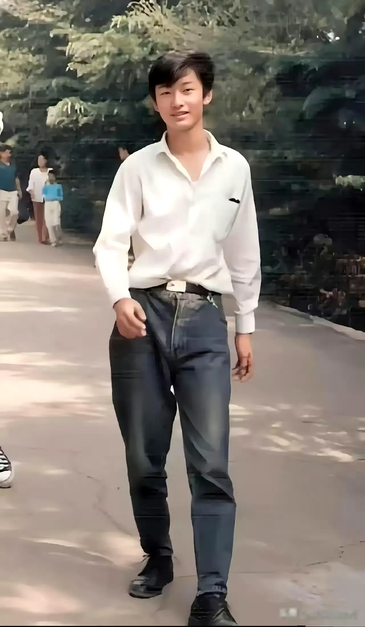 黄晓明刚进北电的时候长这样