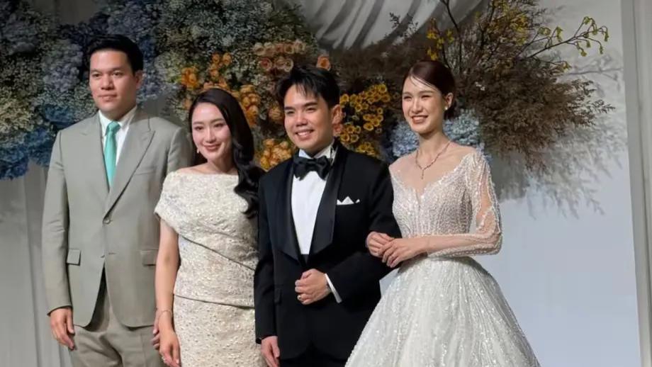 38岁泰国女总理太上头！婚礼上玩嗨撒花，老公全程带娃好顾家