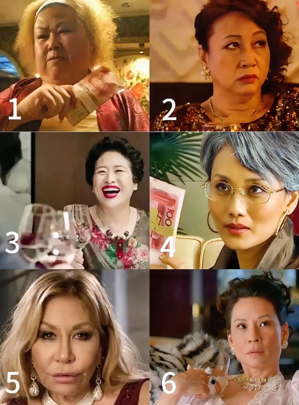 假如下面6个富婆给你一千万，你会选哪个？[笑哭][笑哭][笑哭]