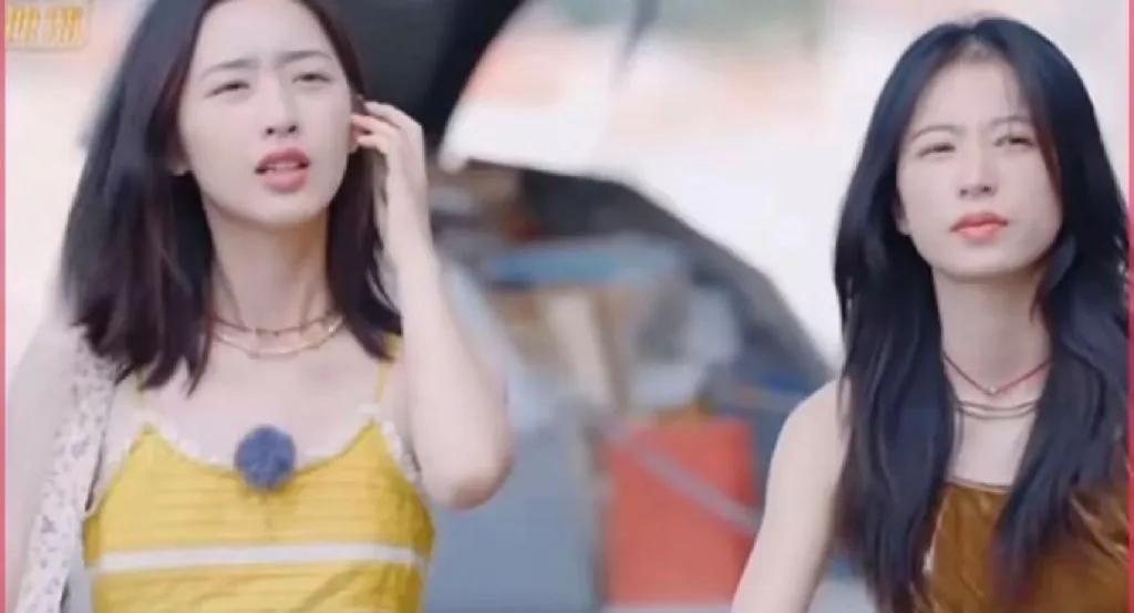周雨彤是不折不扣的大美女，在花儿与少年里面，当她和同是大美女的邓恩熙同框，我竟然