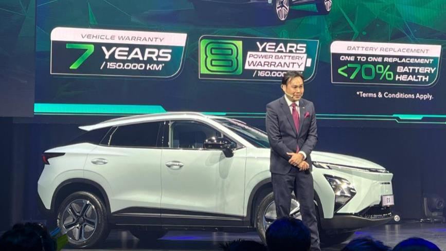 首款马来西亚制造的中国电动车Chery Omoda E5上市，约合人民币22.5万起售