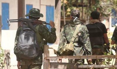 缅甸政府军空袭皎尼茂村