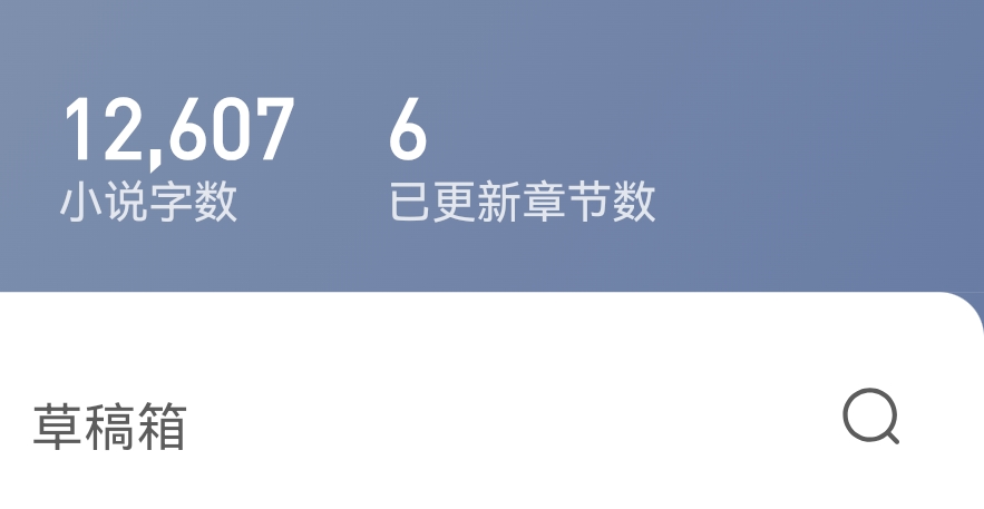 萌新写小说第八天，水字是真舒服