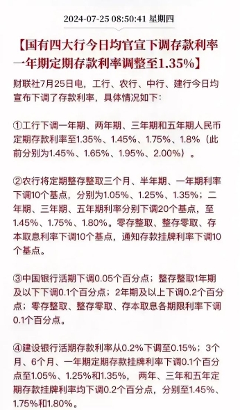 现在还想躺平？别想了，利率都掉到2以下了。以前总有人盘算着攒个几百万，存银行靠利
