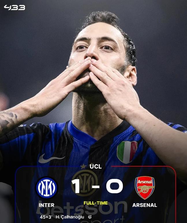 意甲5支球队本轮欧冠联赛赛况及排名！5支球队取得3胜1平1负，国际米兰、AC米兰