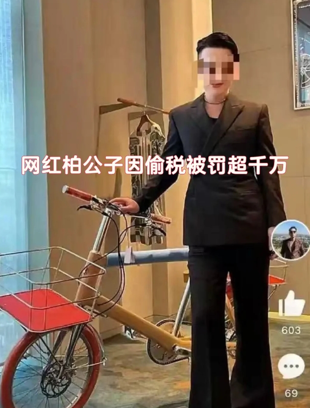 网红柏公子因偷税被罚超千万
