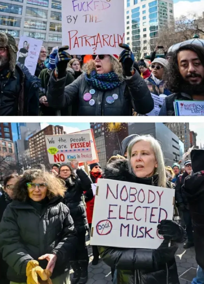 1－纽约爆发大规模游行！成千上万人涌上街头，“我们要总统而非国王”！ ​​​
