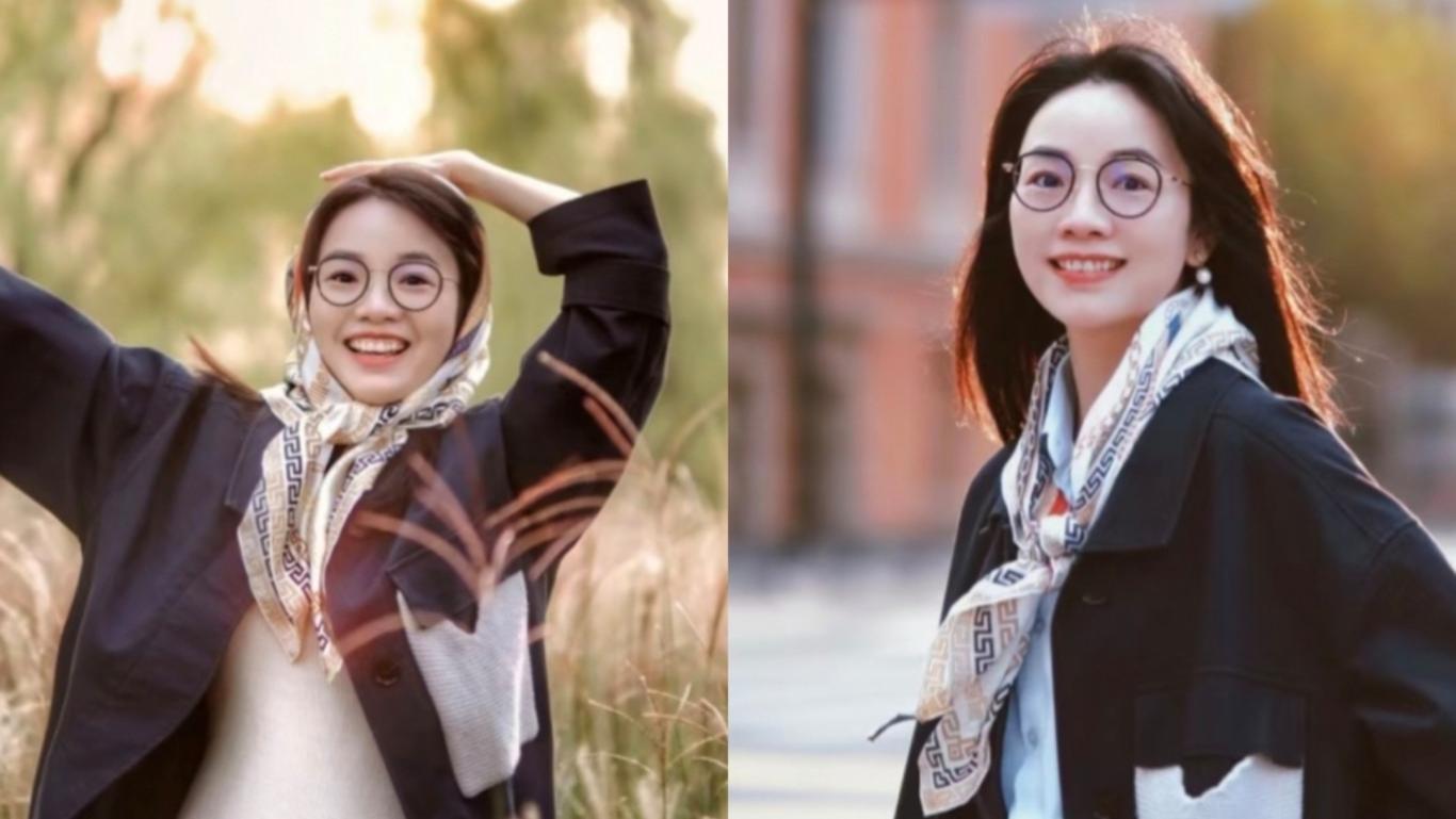 大妈们旅游喜欢把丝巾当拍照道具，学上海妈妈这样搭配衣服，高级又洋气