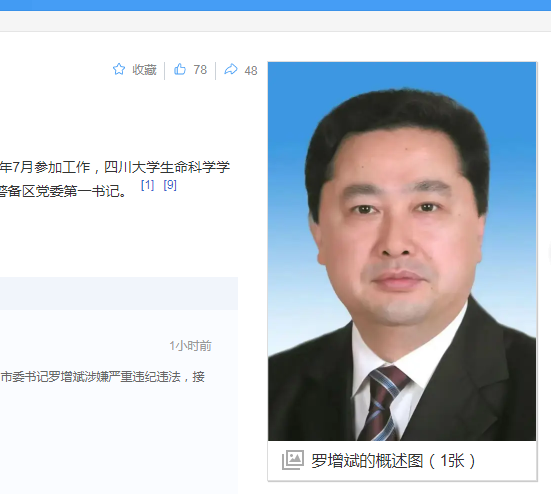 中纪委消息，罗增斌被查