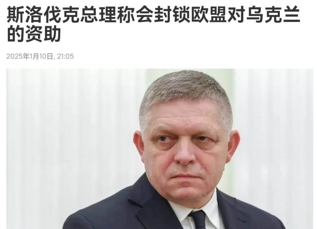 斯洛伐克下了最后通牒！1月10日，斯洛伐克总理菲佐明确对乌克兰表示，如果天然气过