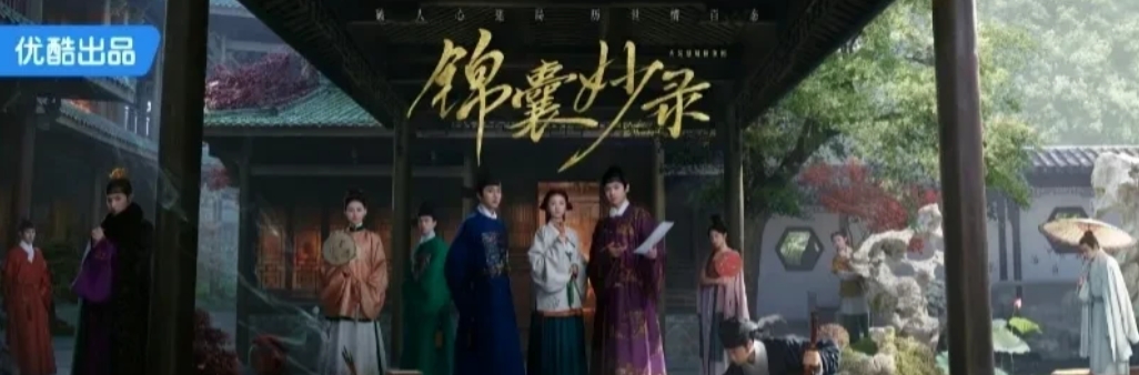 新上的电视剧《锦囊妙录》，胡冰卿演的，但感觉热度不怎么高。就算是有刘诗诗、袁弘他