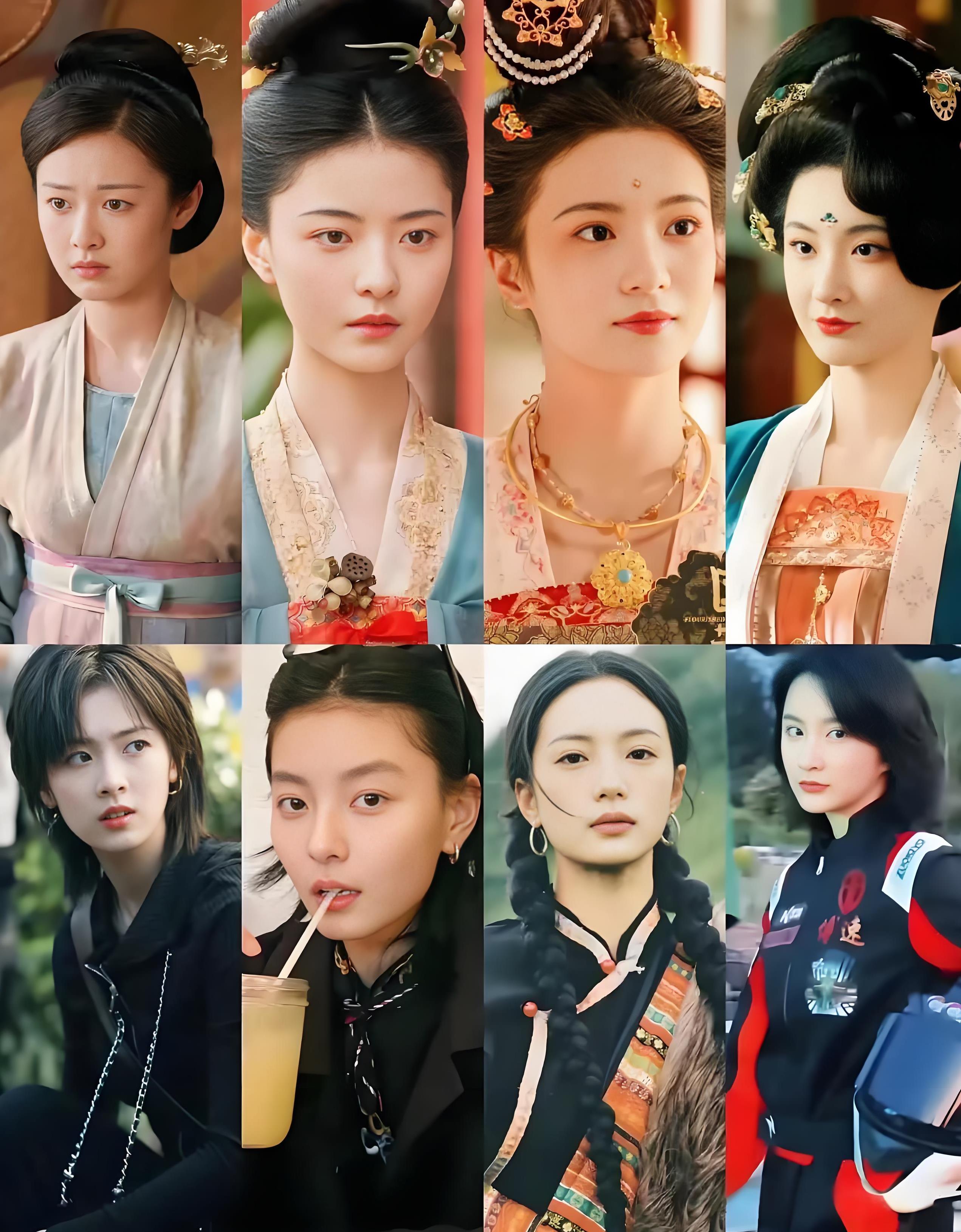 李现的电视剧真是告诉女人，不要追求一样的美。原来这些女演员现实生活中都是千篇一律