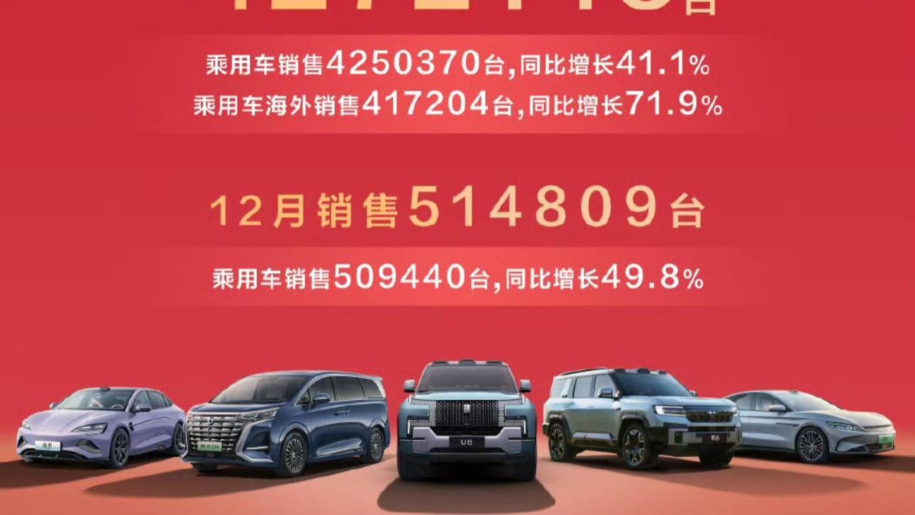 2024销量「三冠王」，比亚迪2025再发力