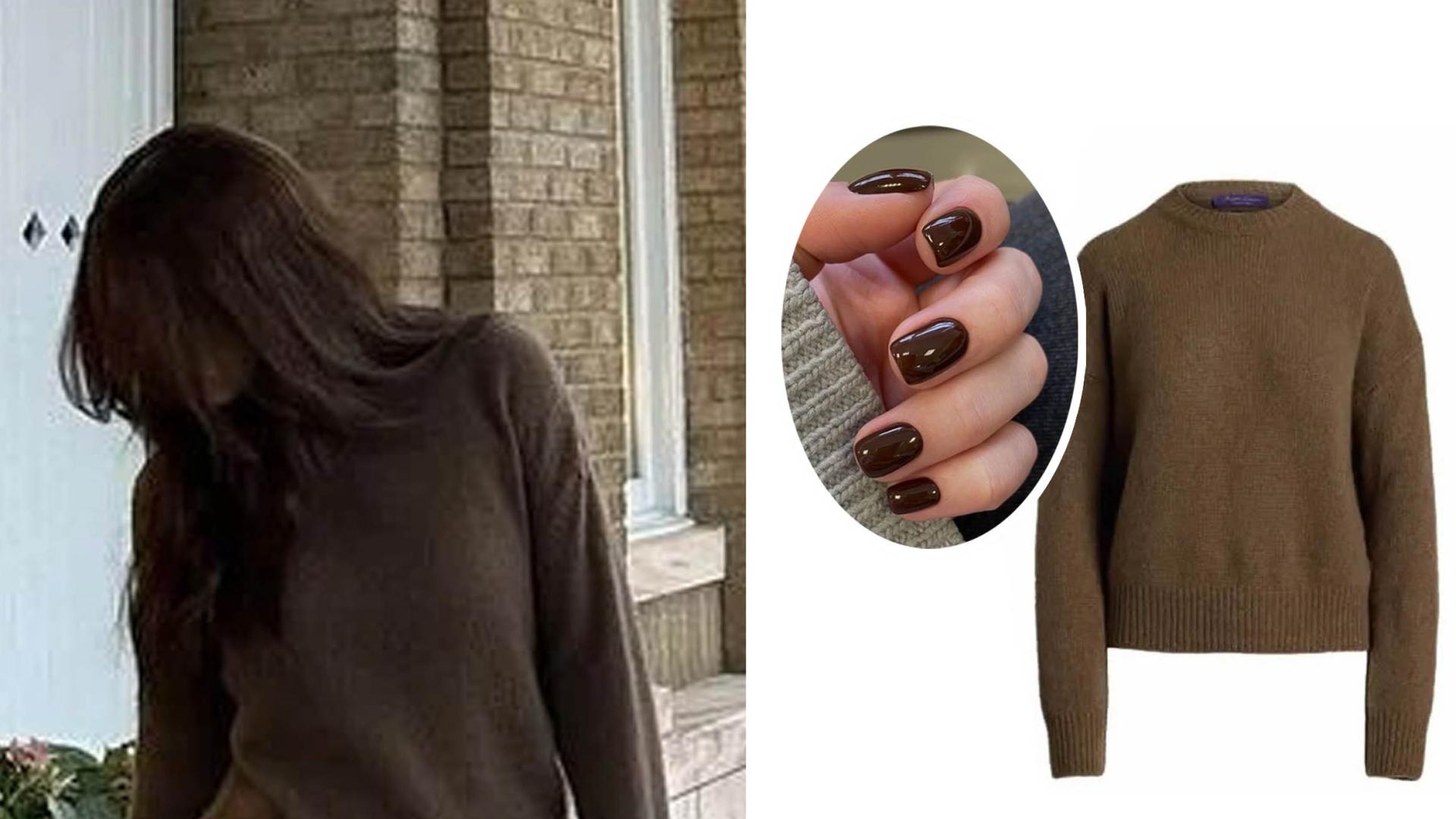 果然今年秋天的美拉德系穿搭也太时髦了，从穿衣搭配到指尖美甲，打开时尚新思路，美出新高度