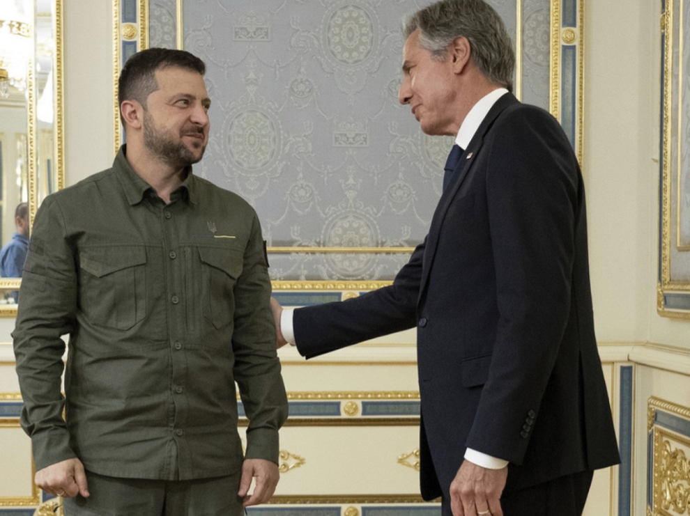 美国国务卿布林肯给了乌克兰总统泽连斯基当头一棒，7月19日他在回答记者提问时说，