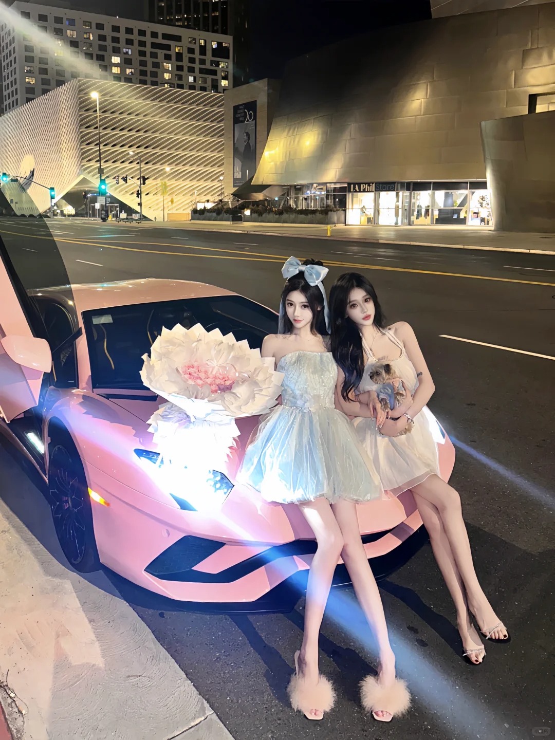 真正爱你的人不在乎你开什么颜色的兰博基尼
文案纯娱乐

又从纽约飞来洛杉矶给闺蜜