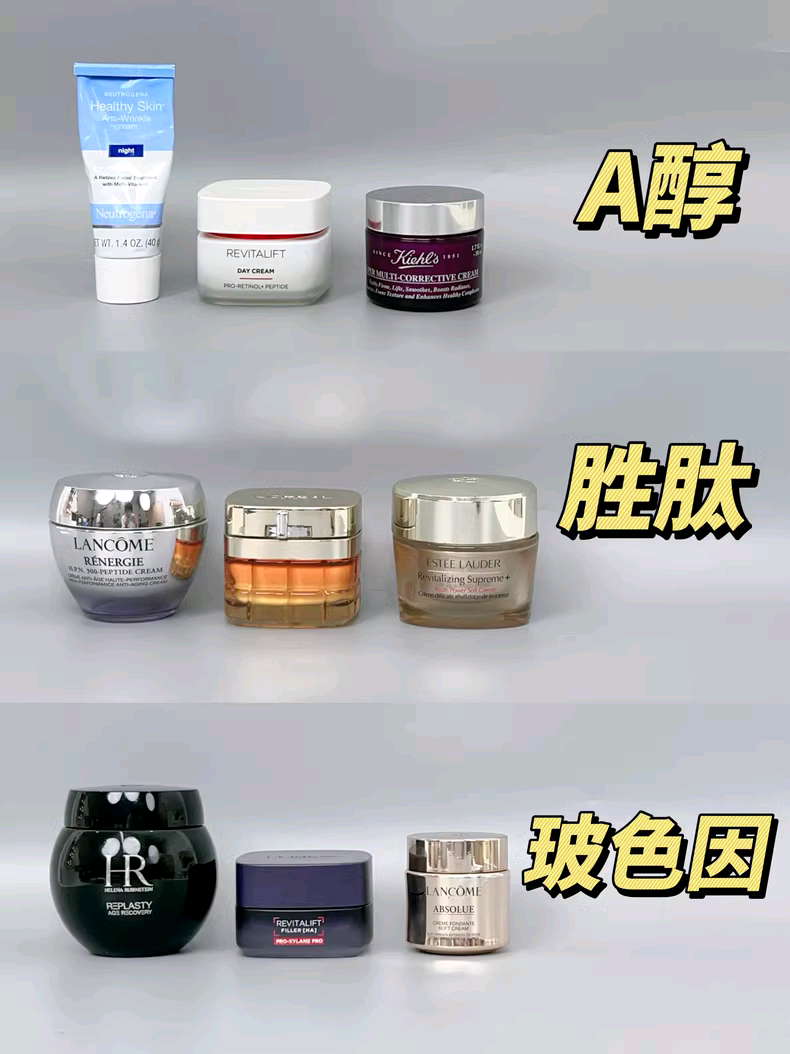 这三大抗老成分，到底怎么选才真的有效～
