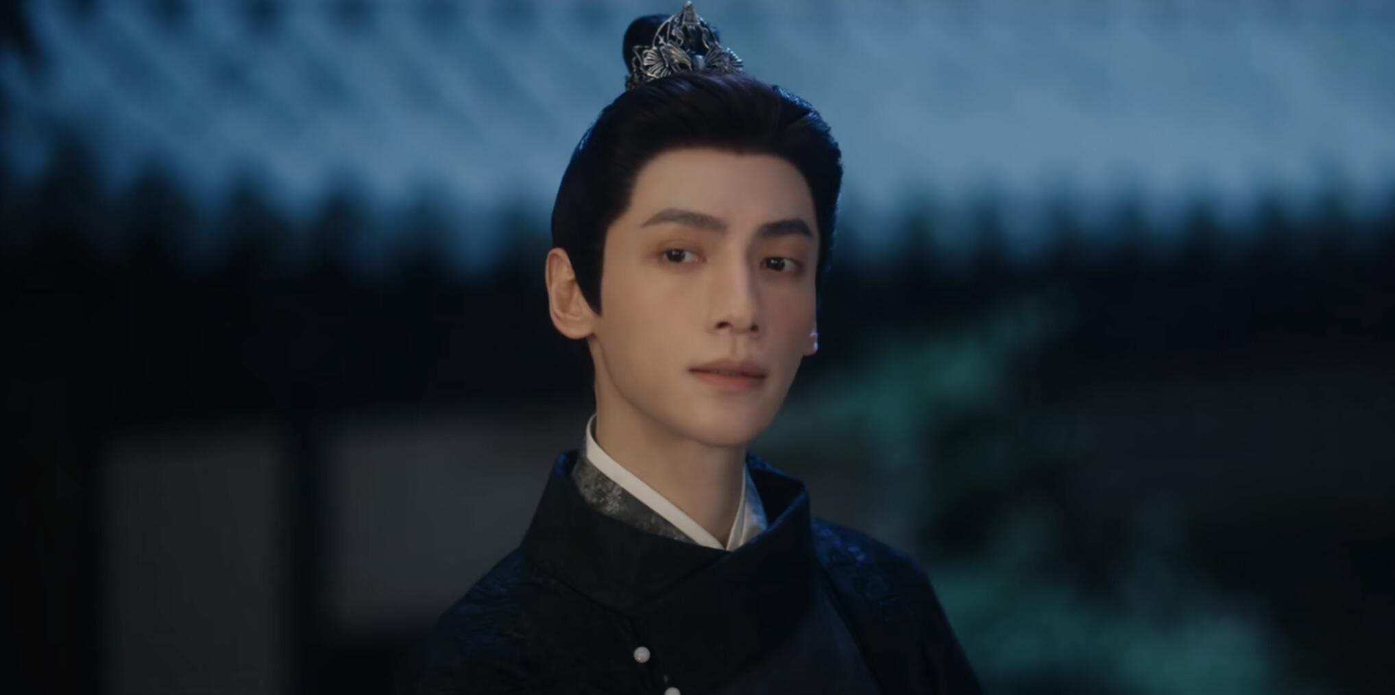 江心白远远看着老婆，微醺的状态迷死人了