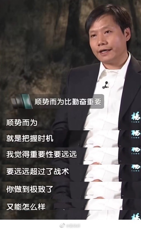 雷总的意思是选择比努力更重要吗？