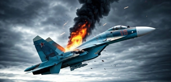 乌F-16击落俄苏-34战斗轰炸机