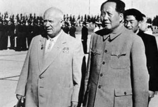 毛主席怒斥赫鲁晓夫，坚守中国主权