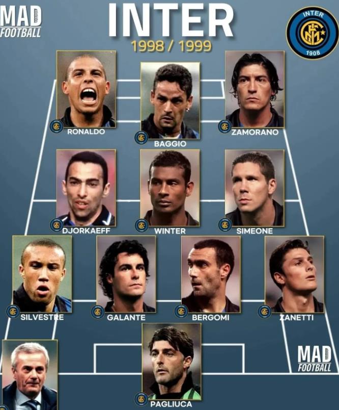 国际米兰98/99赛季阵容，放到现在能否一战？拿到意甲联赛冠军应该问题不大吧？