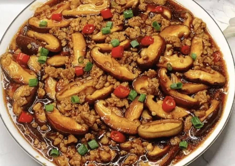 肉末‬酱‬香菇‬   