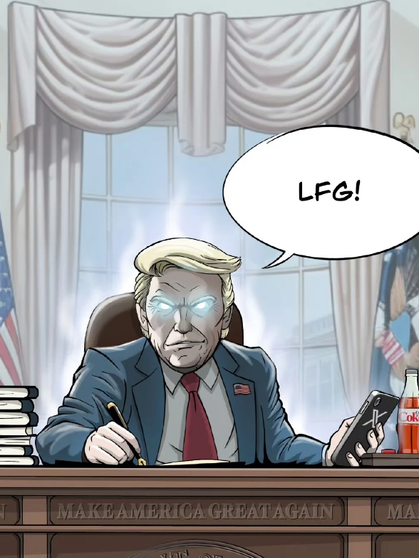 特朗普入主白宫的状态，“Let’s f**king go!”特朗普入主白宫两天，