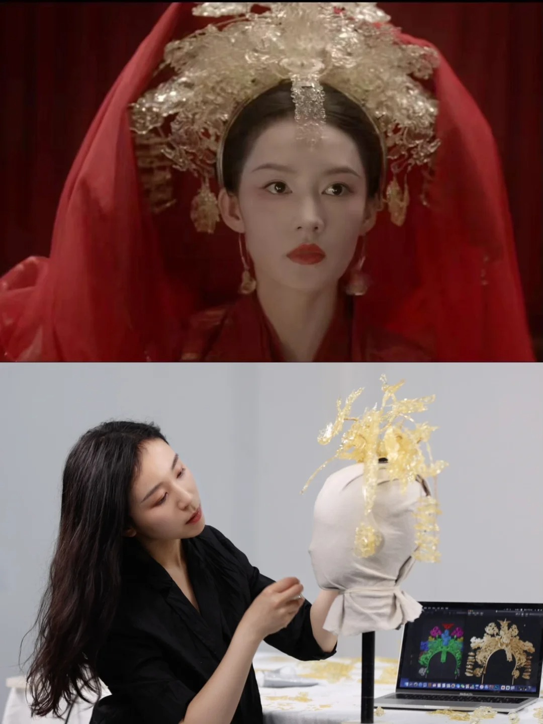 《庆余年2》林婉儿婚冠设计
很荣幸参与到《庆余年2》的造型设计制作，历时一年，今