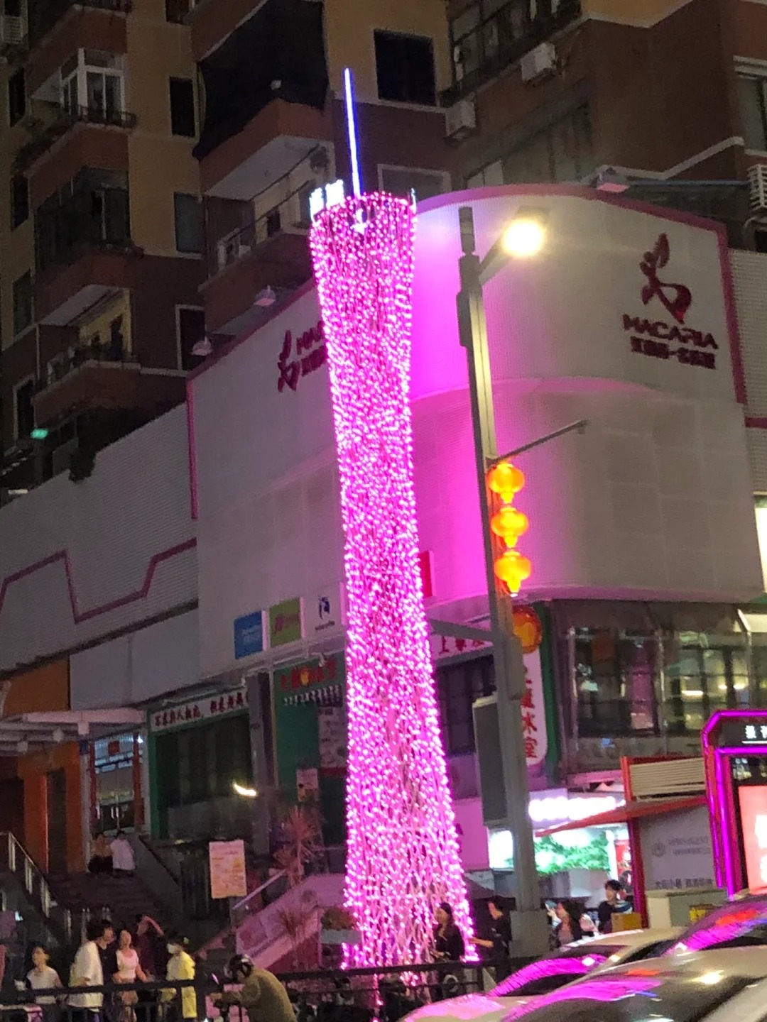 广州塔今天人还好，不是很多