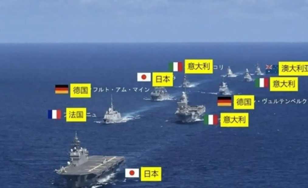 要是日本、德国、法国、意大利、澳大利亚这五国海军真的以演习为名，突然对俄罗斯的南