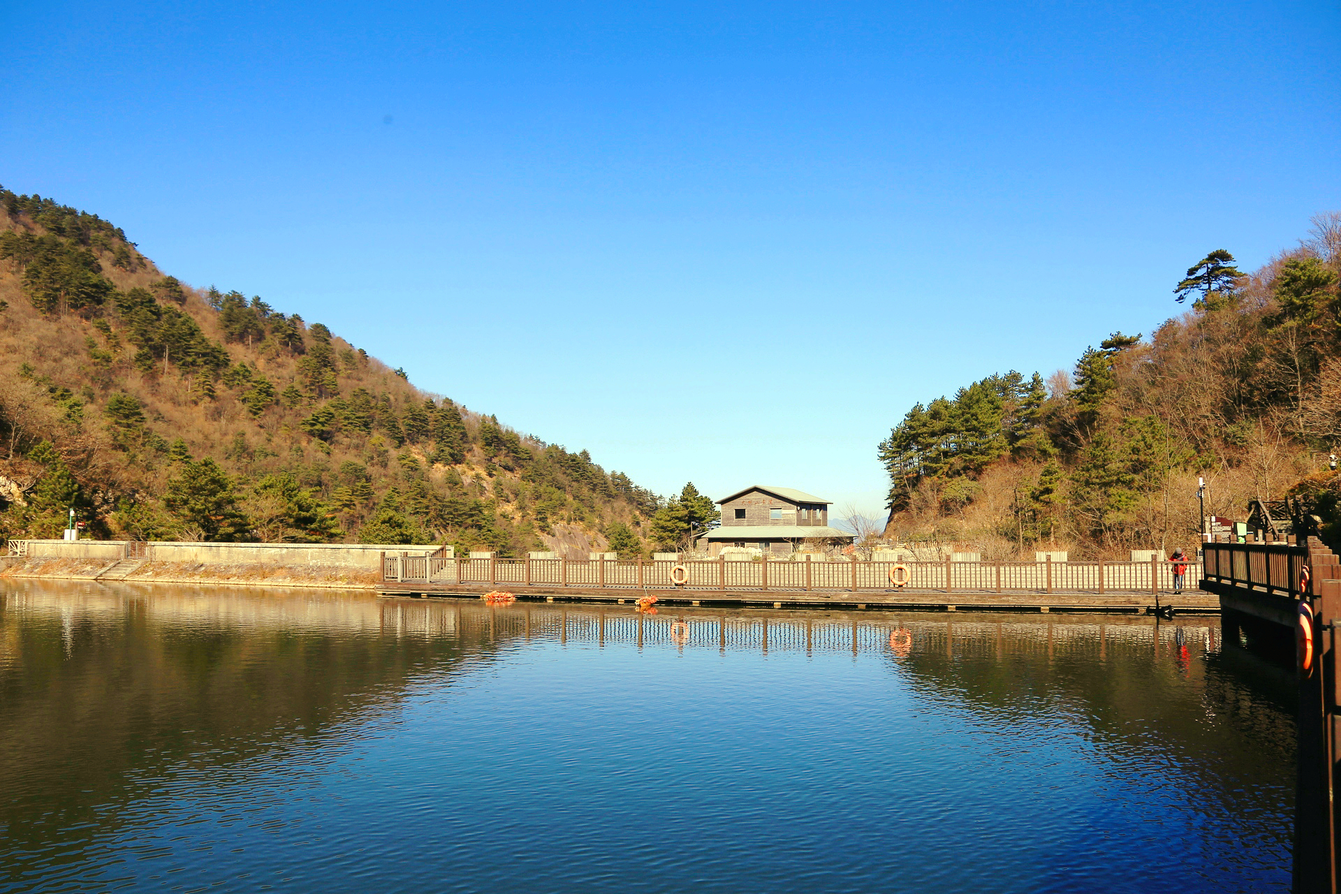 冬游大明山，高峡出平湖之大明湖