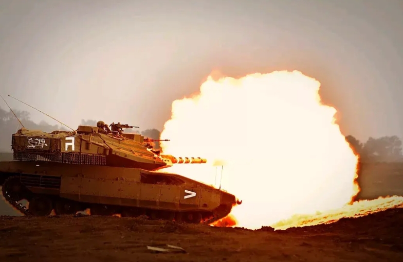 合国驻黎巴嫩维和部队发布声明，宣称一辆以色列梅卡瓦主战坦克，当天在黎南部城镇克法