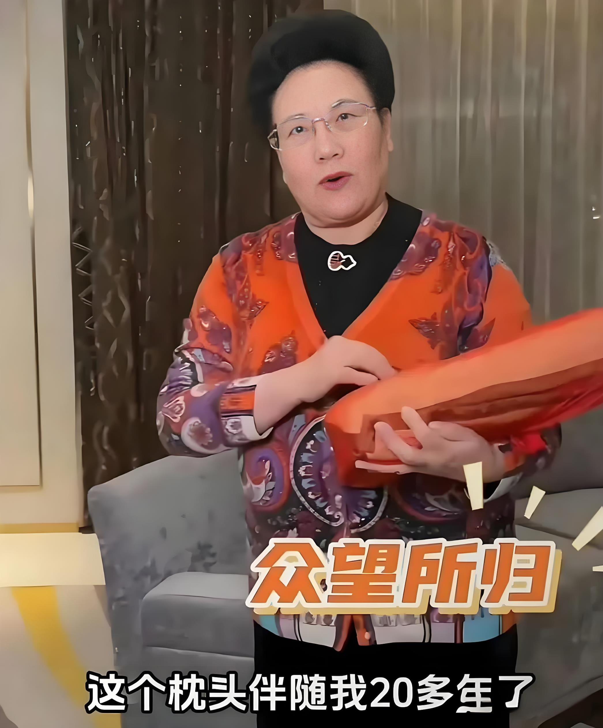秦昊妈妈的枕头找到了，没想到看起来好普通，但是却是定制的。
之前丢失，伊能静还