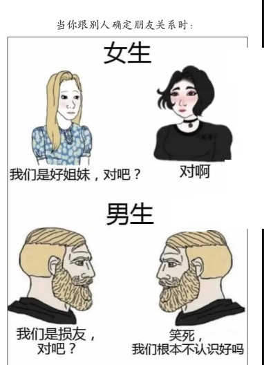 确定朋友关系时