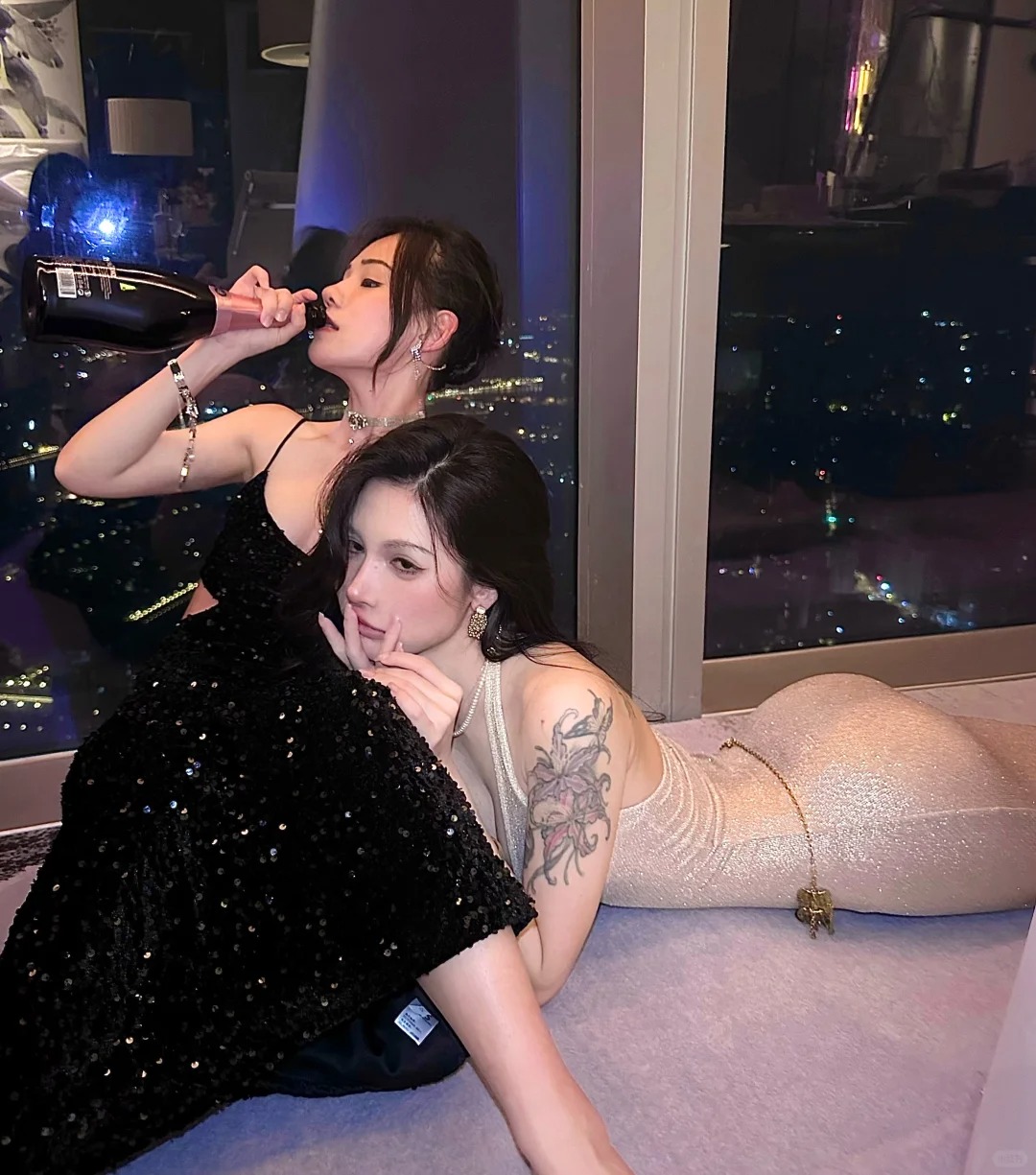 姐妹合照拍出了CP感🫰🏻