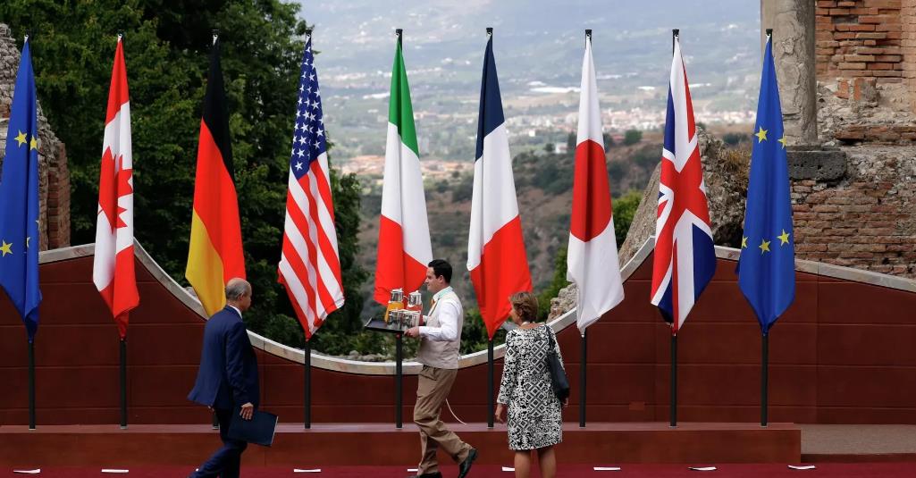 【特朗普刚说俄罗斯可重返G7，G7的声明就来了】

2月15日，七国集团（G7）