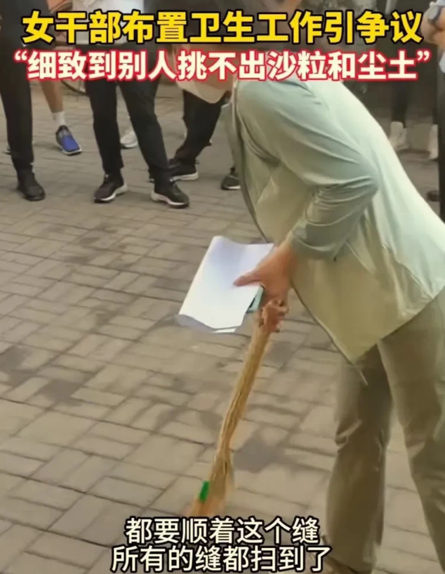 屁大点权力，都要用到极致。砖缝里不能有灰，洗手台不能有水，扶手上不留指纹。要么做