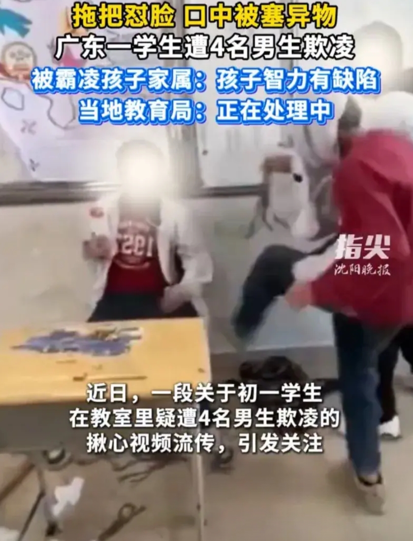 教育局回应男孩校园内被4人霸凌，当地学校和相关部门显然失职，
1，智力缺陷的孩子