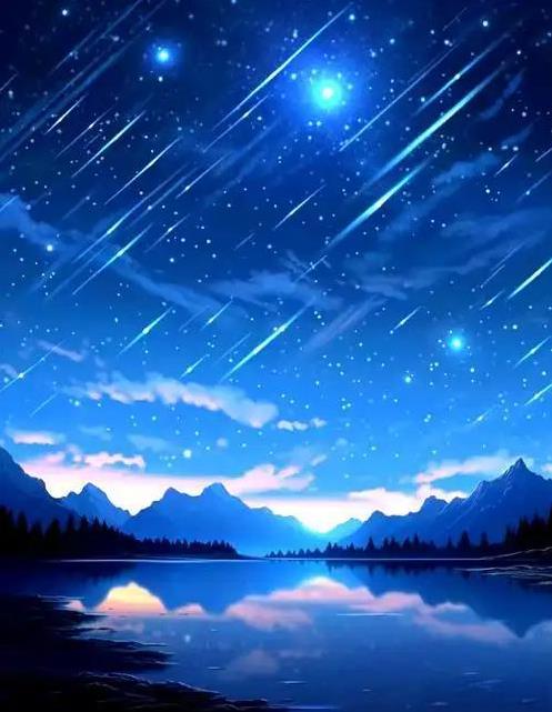 上联：青山入画云填彩；
下联：碧宇流星月撒银。
#诗词联谊# #雅联妙对#
